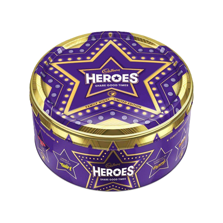Cadbury heroes tin 800g